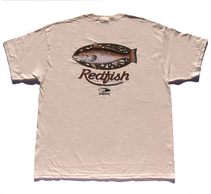 Redfish · Short Sleeve T-Shirt - H-Blue-O • Saltwater Fishing T-Shirts